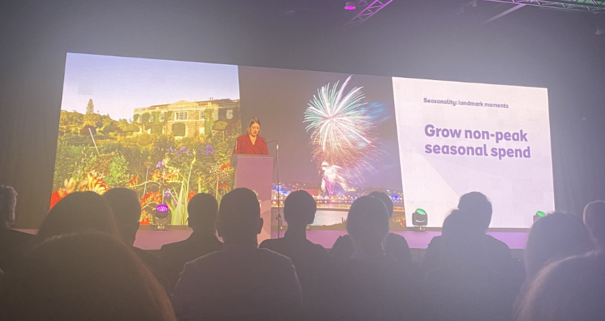 Alice Mansergh speaks at Tourism Ireland Marketing Plan 2024 launch